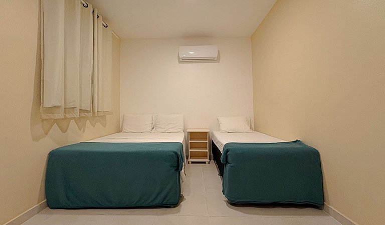 DÚPLEX 3 SUÍTES-WIFI/AR/NETFLIX Minutos Beach Park