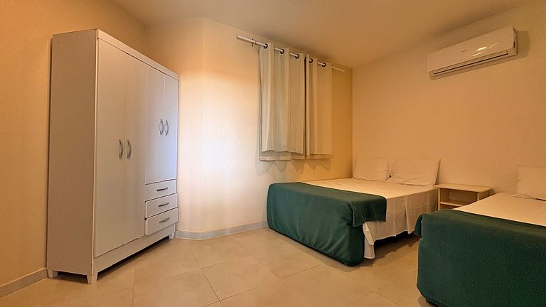 DÚPLEX 3 SUÍTES-WIFI/AR/NETFLIX Minutos Beach Park